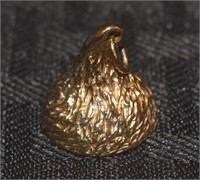 Vintage 925 sterling silver Hershey's Kiss pendant