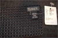 Vintage New old stock Tanner gunmetal beaded scarf