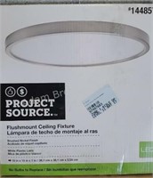 Project source LED flush-mount ceiling fixture,