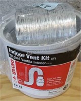 Imperial 5 foot indoor vent kit, traps lint when