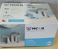 Moen Lindor spot resist brushed nickel faucet