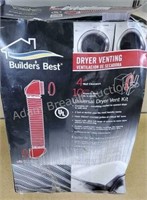 Builders best Universal dryer vent kit, new