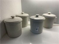4PC CREAM CANISTERS
