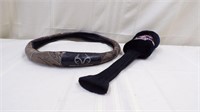 REALTREE STEERING WHEEL COVER / GOLF CLUB COVER