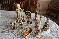 Hummel Figurines and Book