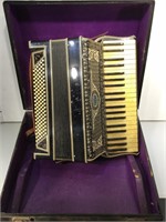 Italian Made Accordion Model No. 2412-4 with