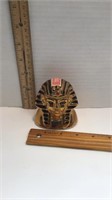 Vintage mini King Tut 1978 decanter, has tax