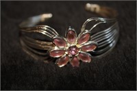 PINK FLOWER BRACELET