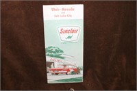 LOT OF TWO VINTAGE ROAD MAPS "SINCLAIR"
