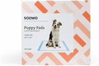 Solimo Super Absorbent Puppy Pads, Large, Qty 100