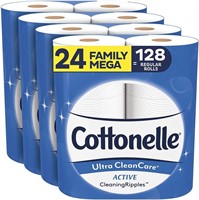 Cottonelle Ultra Toilet Paper 24 Family Mega Rolls