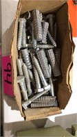 Box of concrete lead anchors