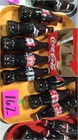 Tray lot coke bottles