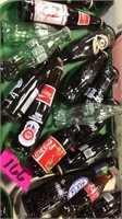 Tray lot of coke bottles