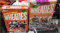Collectible wheaties Washington redskins cereal