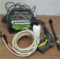 Greenworks 1700 PSI electric pressure washer,