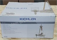 Kichler Minnow 3-light chandelier,  distressed