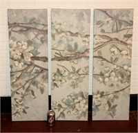 3 Piece Canvas Dogwood Tree Prints