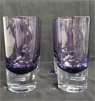 Group of 4 Rosenthal drinking glasses