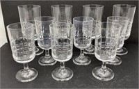 Kosta Boda signed crystal group of 10 BC