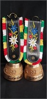 Pair of Switzerland campanitas