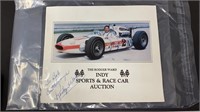 Signed the Rodger Ward Indy Sports & Race Car