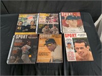 Group of 6 sports magazine from 1940s 50s and 60s