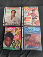 Group of 4 boxing magazine from 1970s