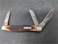 "Old Crafty" pocket knife with multiple blades
