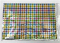 New Set of two color me spring placemats