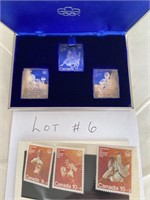 OLYMPIC COIN & STAMP SET