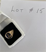 GOLD MASONIC RING