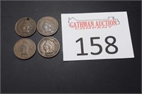 (2) 1902 & (1) 1906 & (1) 1903 Indian Head Pennies