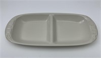 USA Ivory divided serving dish