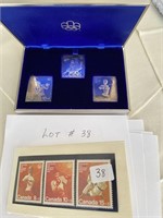 OLYMPIC COIN & STAMP SET