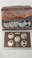 2011 clad proof America the Beautiful edition