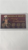 World war 1 penny collection 1914 - 1918