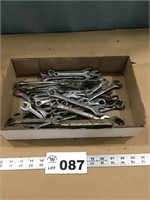 ASSORTED OPEN/BOX END WRENCHES