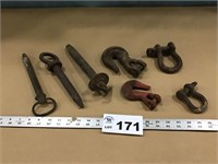 HITCH PINS, CLEVIS,  CHAIN HOOKS