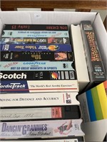 SPORT THEMED VHS TAPES