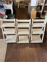FOLDING WOOD PLANT STAND - THEY ARE X THE MONEY