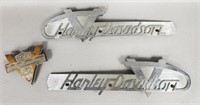 1955 Harley Davidson Chrome Emblems