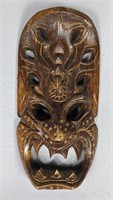 Vintage Hand Carved Wooden Mask