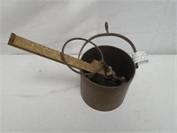 Brass Scale and Pot to wiegh seed
