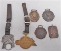Lot of 6 Watch Fobs Studebaker/Linbergh