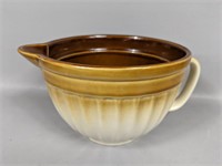Vintage Honey Dipped Pottery Batter Bowl