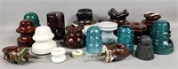 Miscellaneous Vintage Insulators, Ceramic & Glass