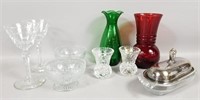Vintage Crystal & Glassware Lot