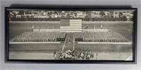 Framed Vintage Graduation Ceremony Photo