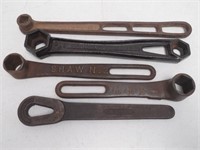 Lot of 5 Implement Wrenches